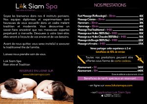 abonnement massage thai paris